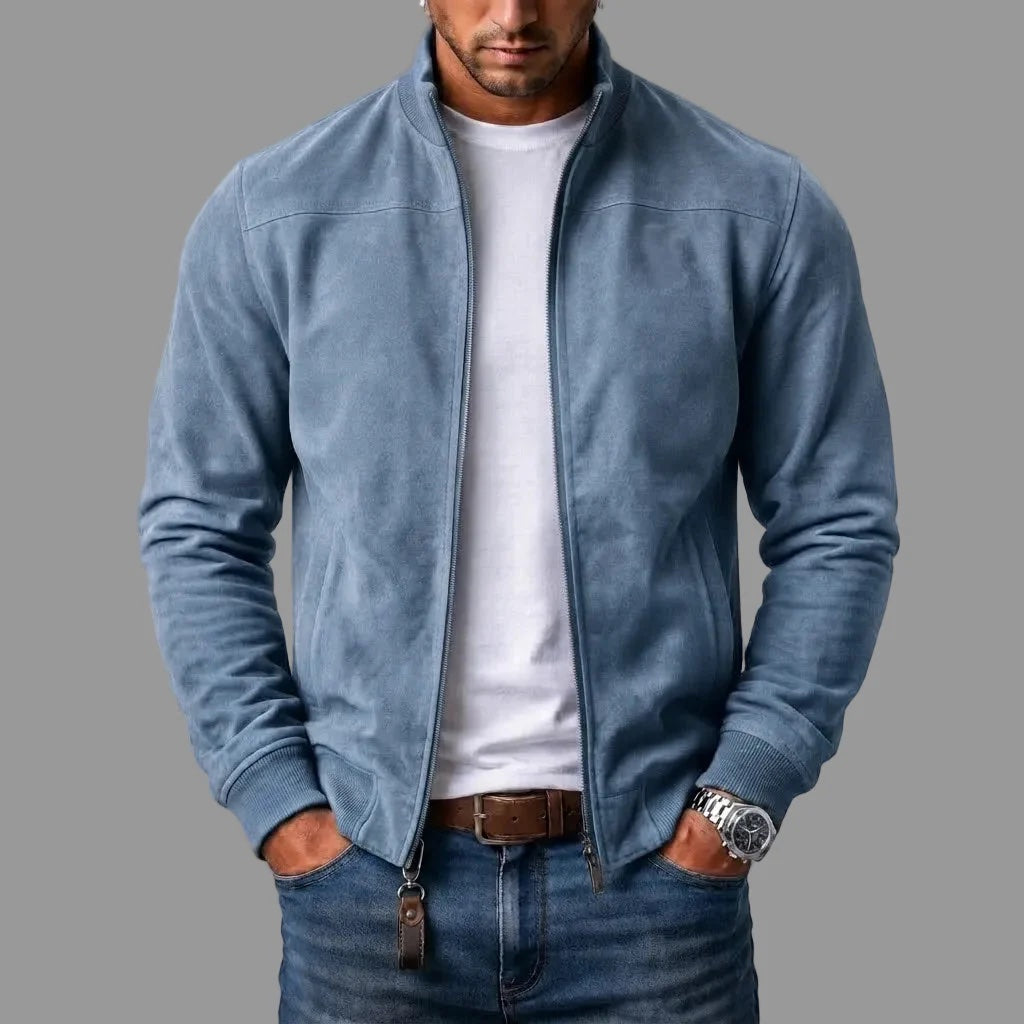 Baptiste | Blouson Bomber Effet Suédine Homme
