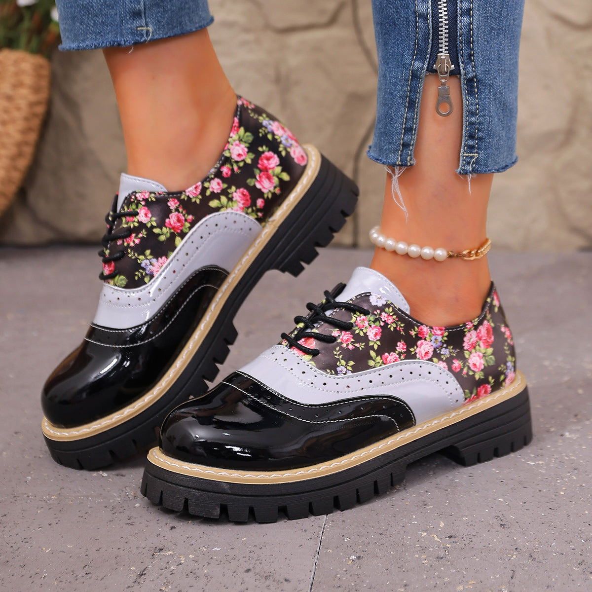 ROUSSEL PARIS | Ballerines Fleuries avec Support Plantaire