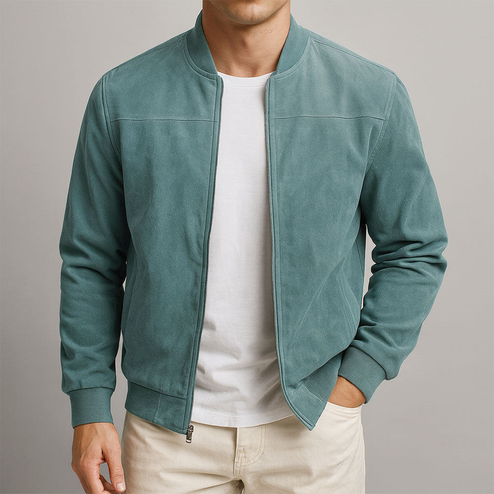 Gabriel | Veste en Daim à Boutons Homme