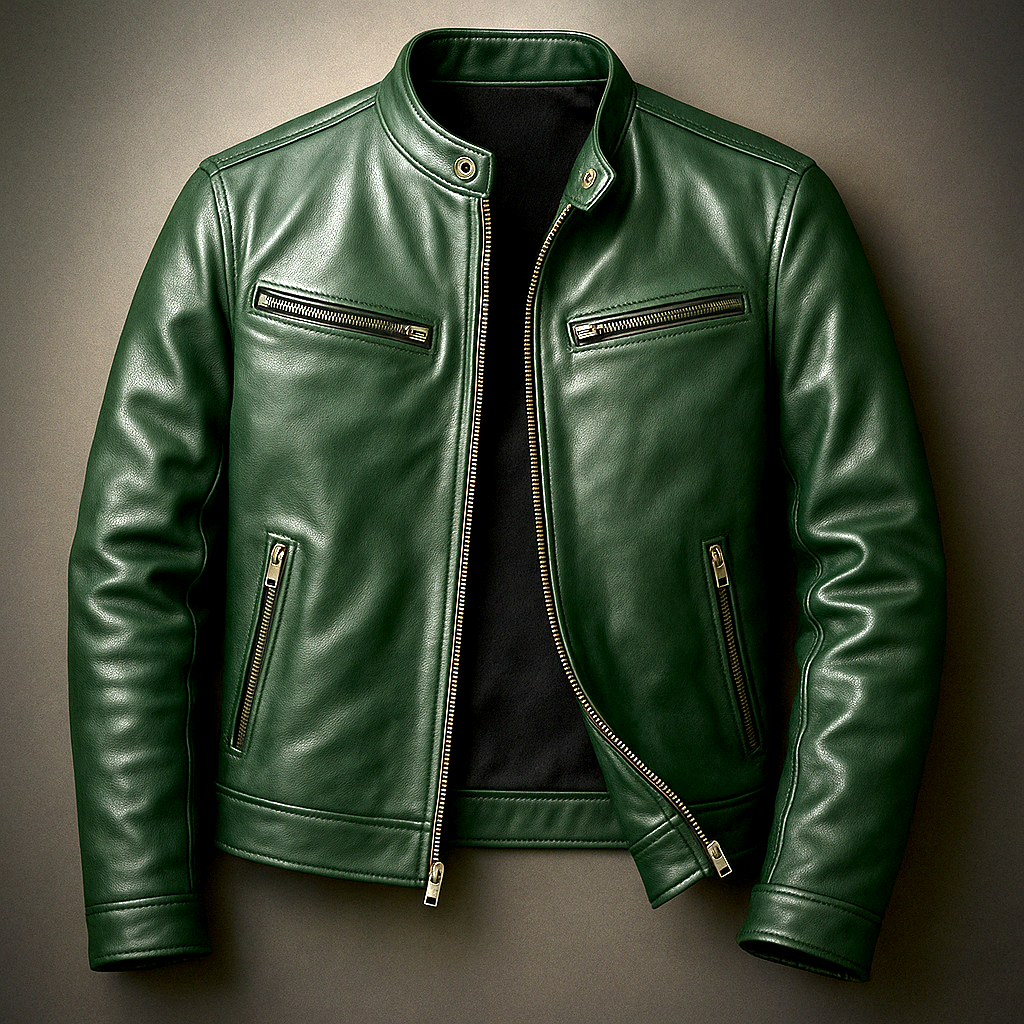 Octave | Veste Vintage en Cuir Homme