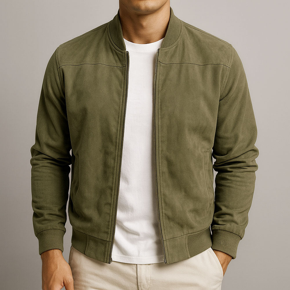 Gabriel | Veste en Daim à Boutons Homme