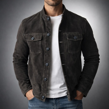 César | Blouson Bomber en Daim Homme