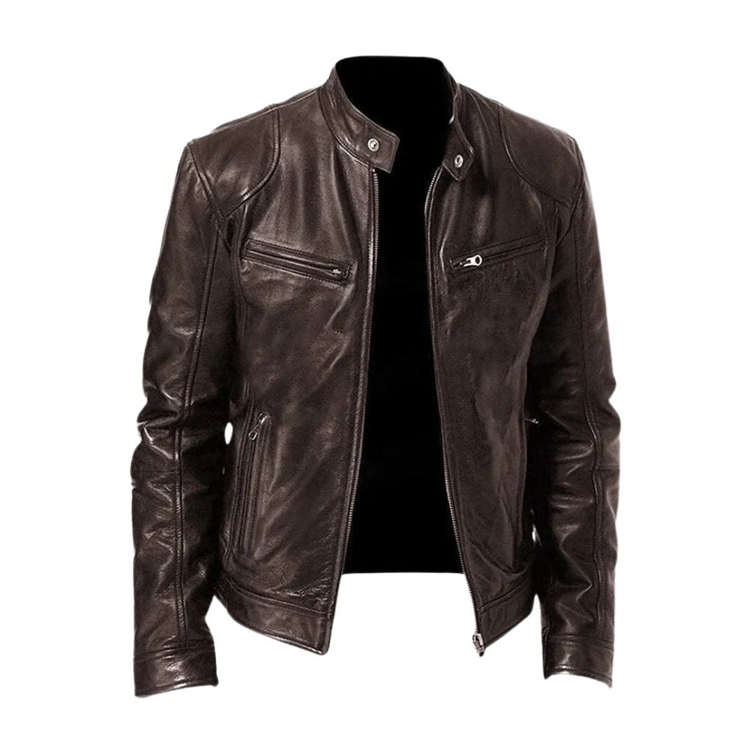 Damien | Veste en Cuir Décontractée Homme