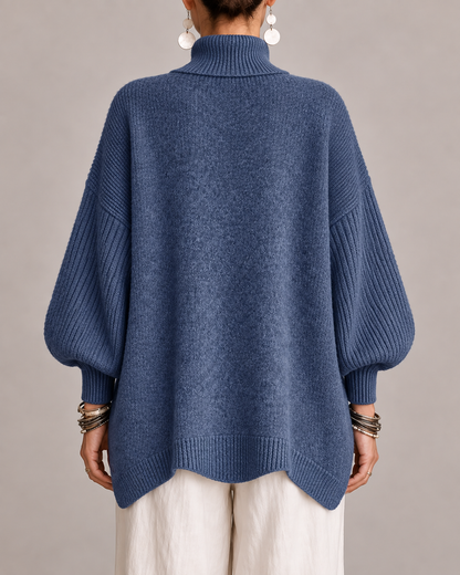 Catherine | Pull Col Roulé Élégant