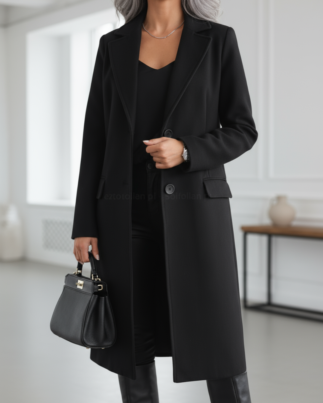 Ilaria | Élégant manteau long