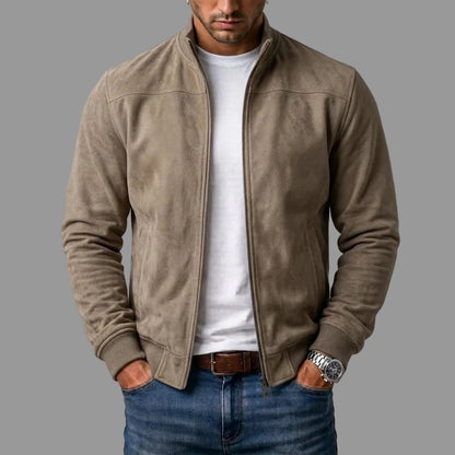 Baptiste | Blouson Bomber Effet Suédine Homme