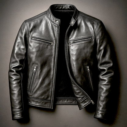 Arthur | Veste Vintage en Cuir Patiné Homme