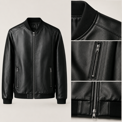 Mathis | Blouson Bomber en Cuir Homme