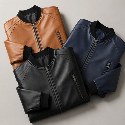 Mathis | Blouson Bomber en Cuir Homme