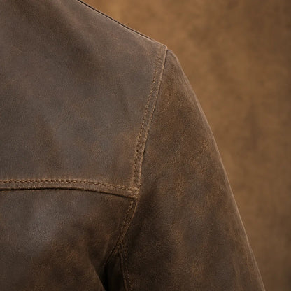 Léon | Veste Légère Zippée à Col Montant Homme