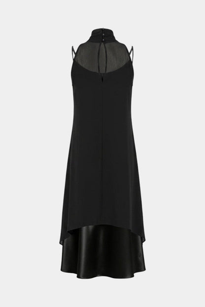 Arlette - Ensemble Asymétrique Fluide Col Montant en Voile