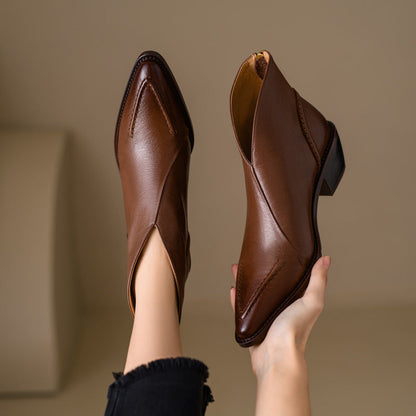 Carole | Bottines en Cuir Véritable
