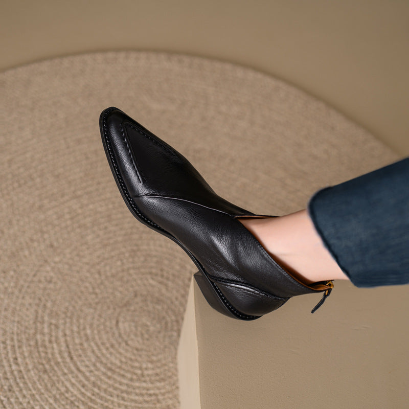 Carole | Bottines en Cuir Véritable
