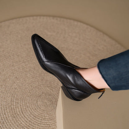 Carole | Bottines en Cuir Véritable