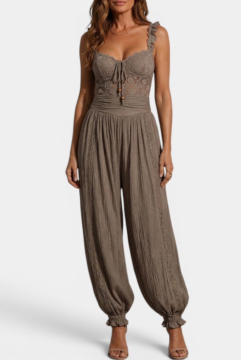 Nine - Ensemble Buste Dentelle Pantalon Bouffant
