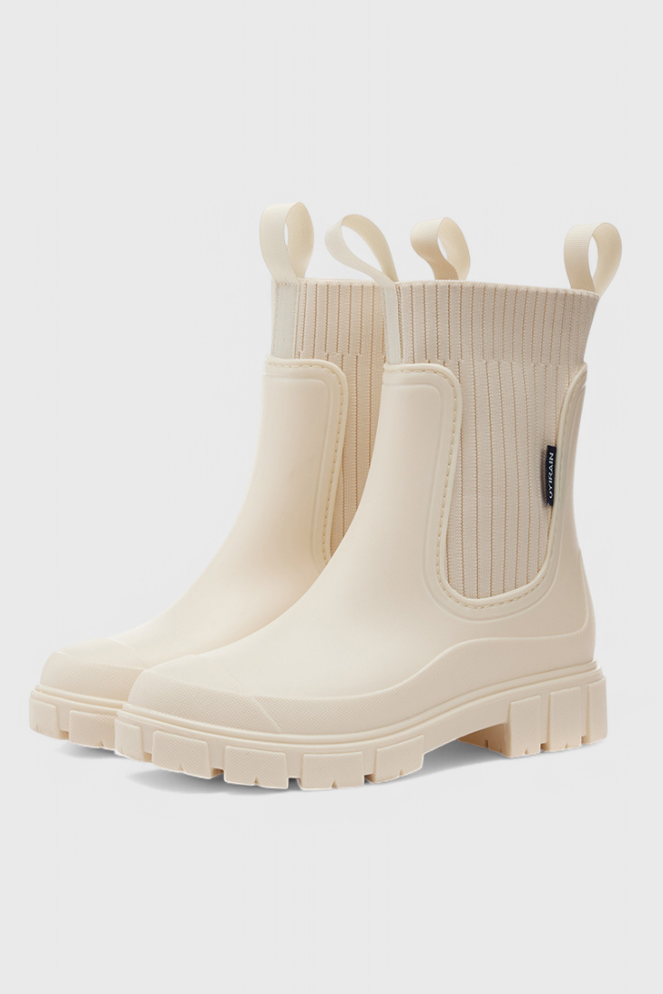 Maelie Bottes Chelsea Imperméables à Semelle Antidérapante
