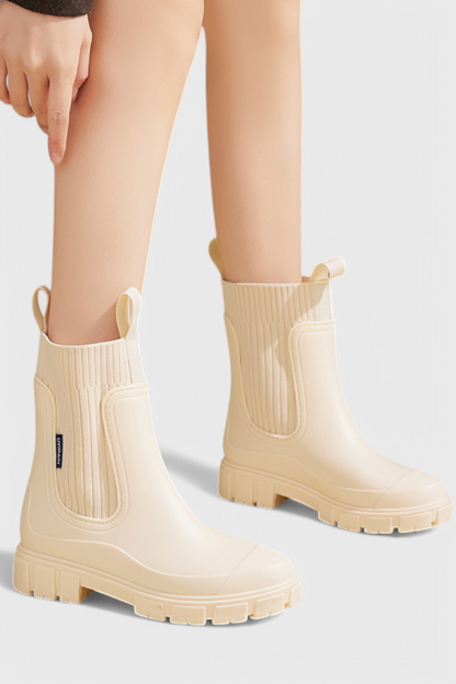 Maelie Bottes Chelsea Imperméables à Semelle Antidérapante