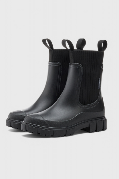Maelie Bottes Chelsea Imperméables à Semelle Antidérapante