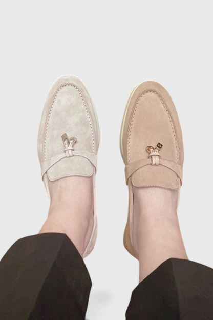 Sorelle Mocasines pour Femme à Finition Douce et Couture Délicate