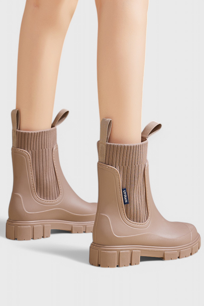 Maelie Bottes Chelsea Imperméables à Semelle Antidérapante