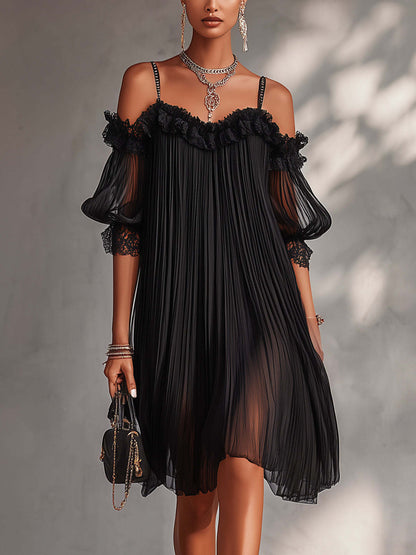 Aurore | Robe Longue en Mousseline Col en V