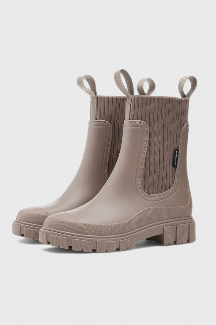 Maelie Bottes Chelsea Imperméables à Semelle Antidérapante