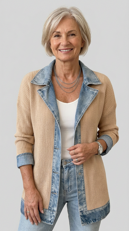 Marguerite | Veste Mixte Maille et Jean