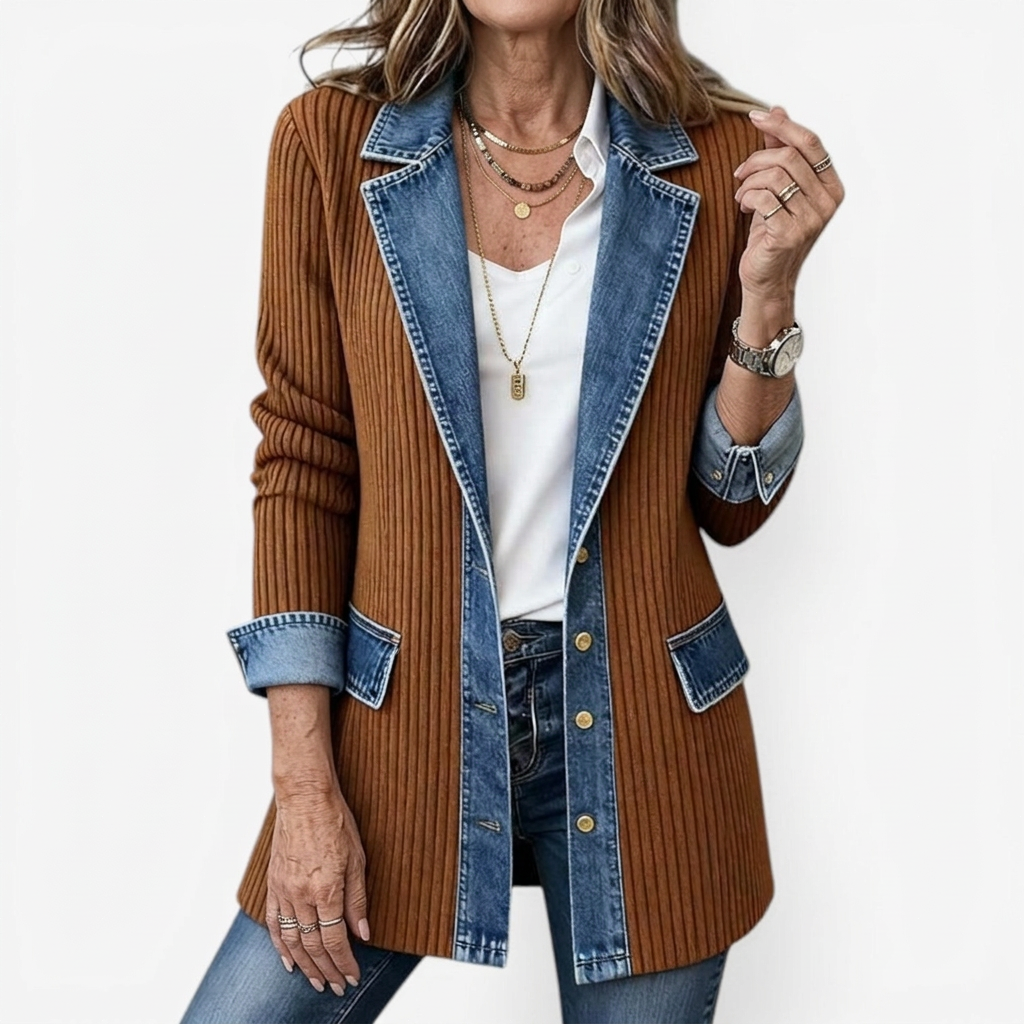Marguerite | Veste Mixte Maille et Jean