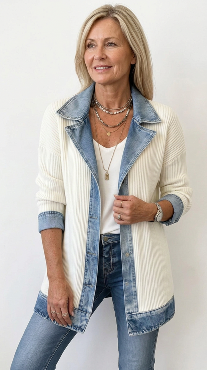 Marguerite | Veste Mixte Maille et Jean