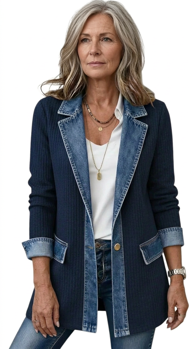 Marguerite | Veste Mixte Maille et Jean