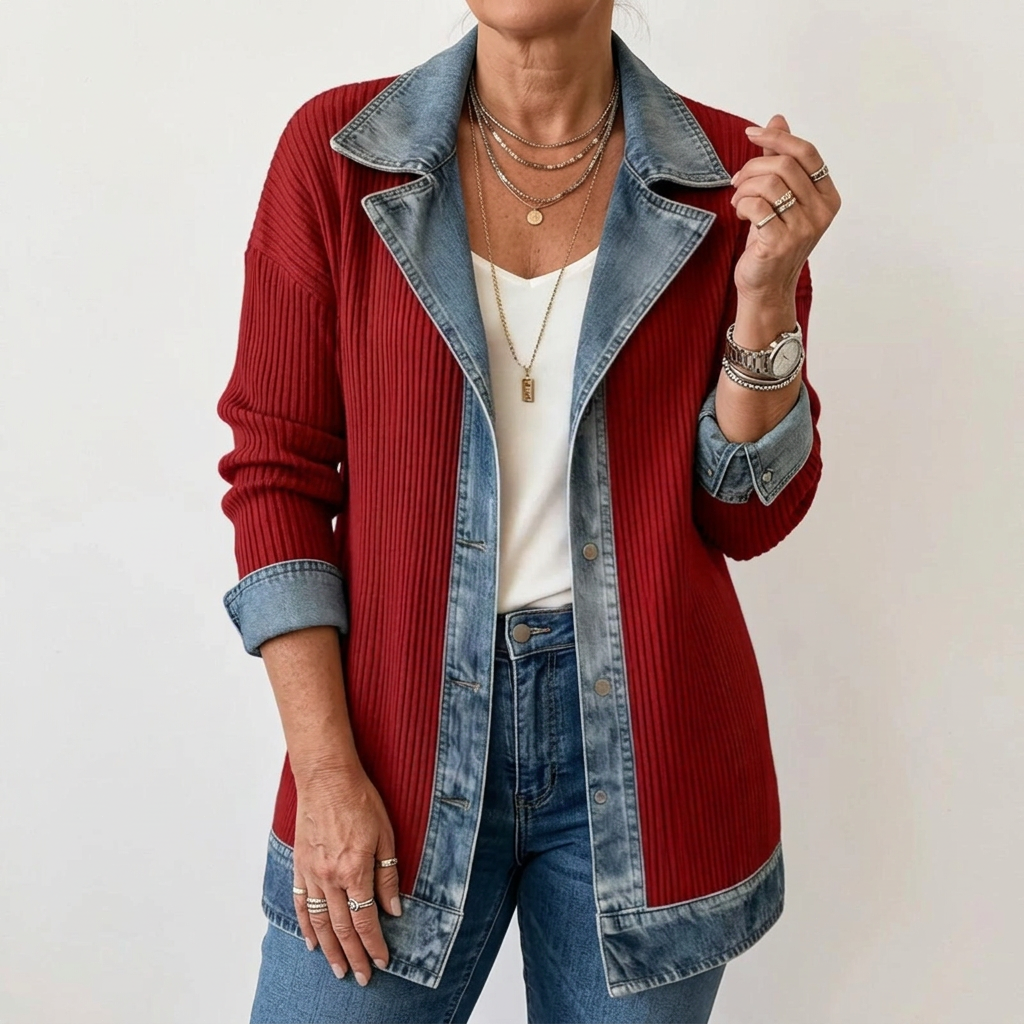 Marguerite | Veste Mixte Maille et Jean