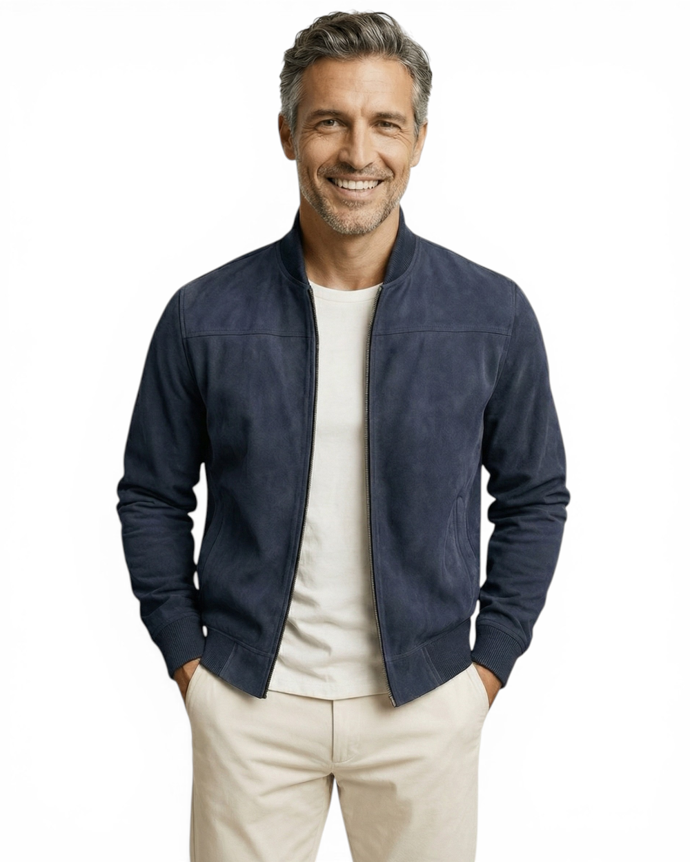 Gabriel | Veste en Daim à Boutons Homme