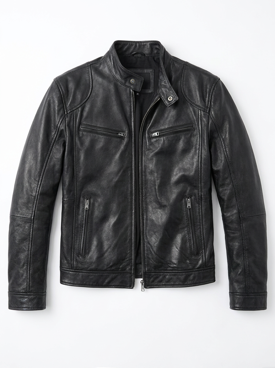 Damien | Veste en Cuir Décontractée Homme