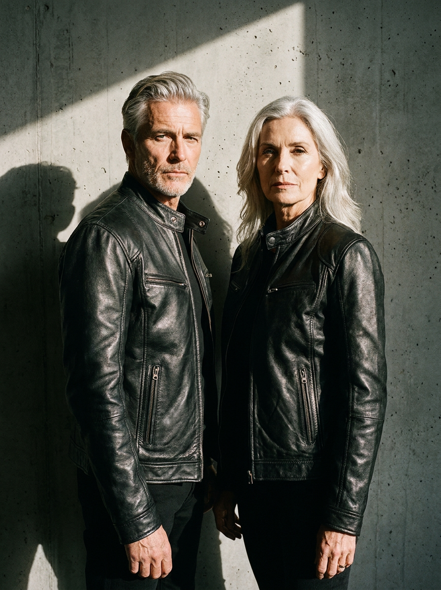 Damien | Veste en Cuir Décontractée Homme
