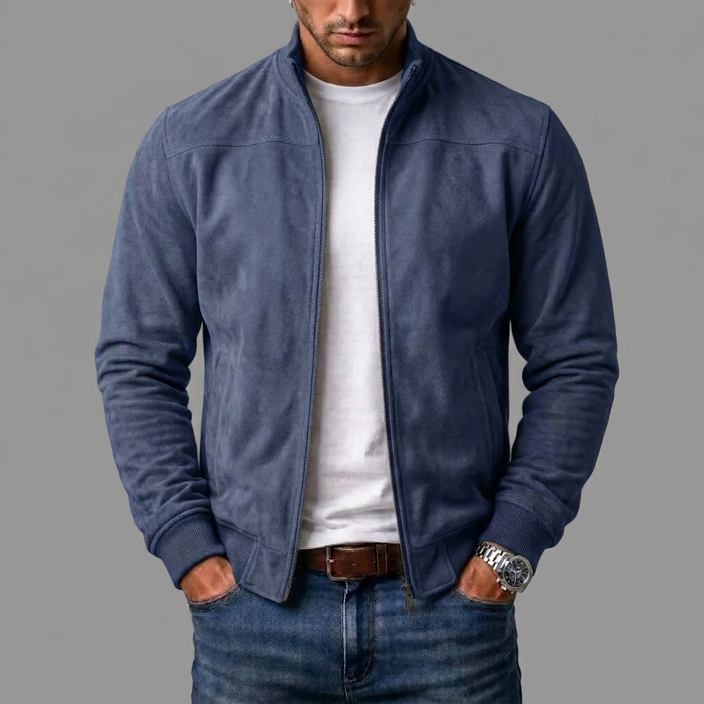 ROUSSEL PARIS | Blouson bomber en cuir brossé