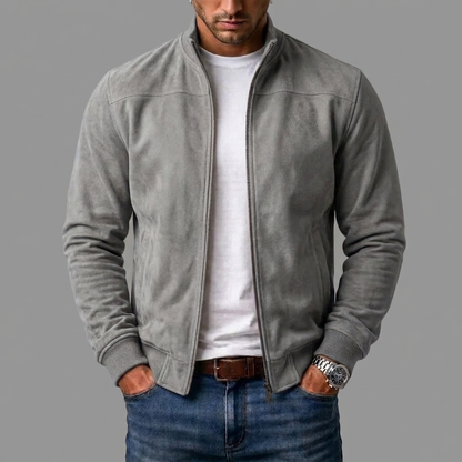 ROUSSEL PARIS | Blouson bomber en cuir brossé