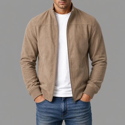 Gabriel | Veste en Daim à Boutons Homme