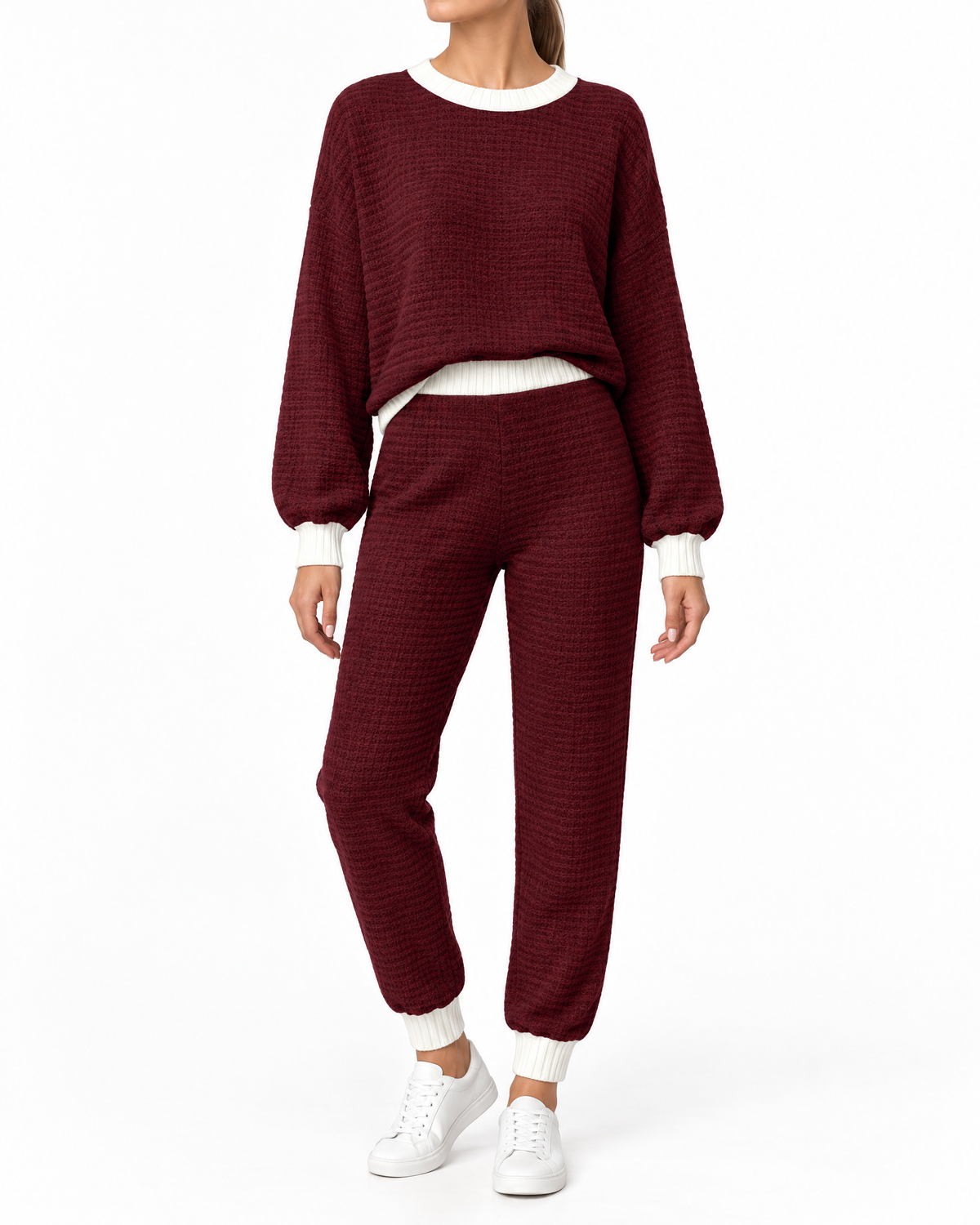 MOREAU LYON | ENSEMBLE DE DEUX PIÈCES EN GAUFFRE POUR FEMMES