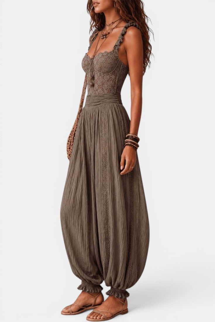 Nine - Ensemble Buste Dentelle Pantalon Bouffant