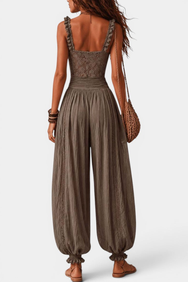 Nine - Ensemble Buste Dentelle Pantalon Bouffant