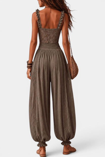 Nine - Ensemble Buste Dentelle Pantalon Bouffant
