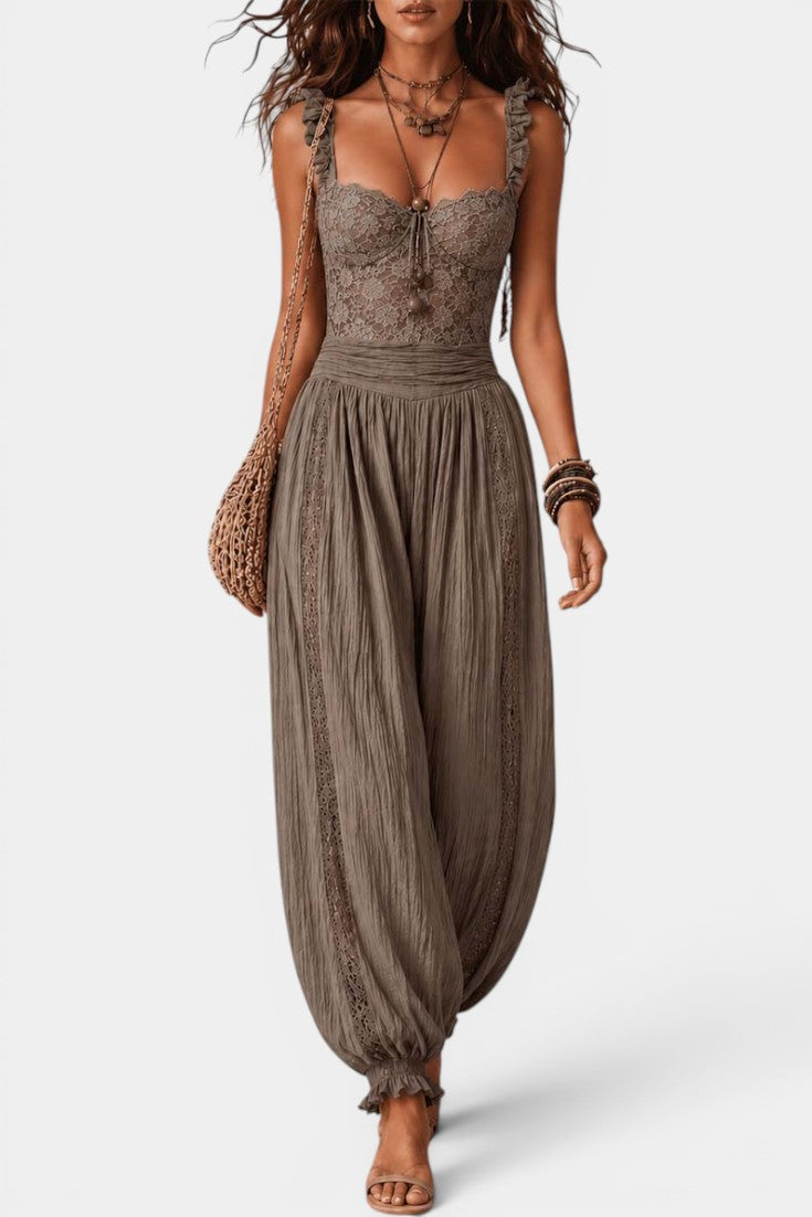 Nine - Ensemble Buste Dentelle Pantalon Bouffant