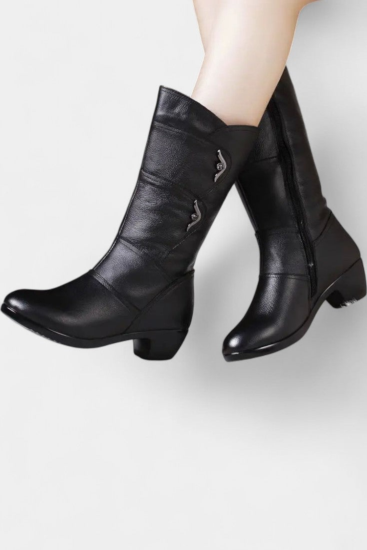 Hadley Bottines à Fermeture Éclair Latérale et Semelle Confortable